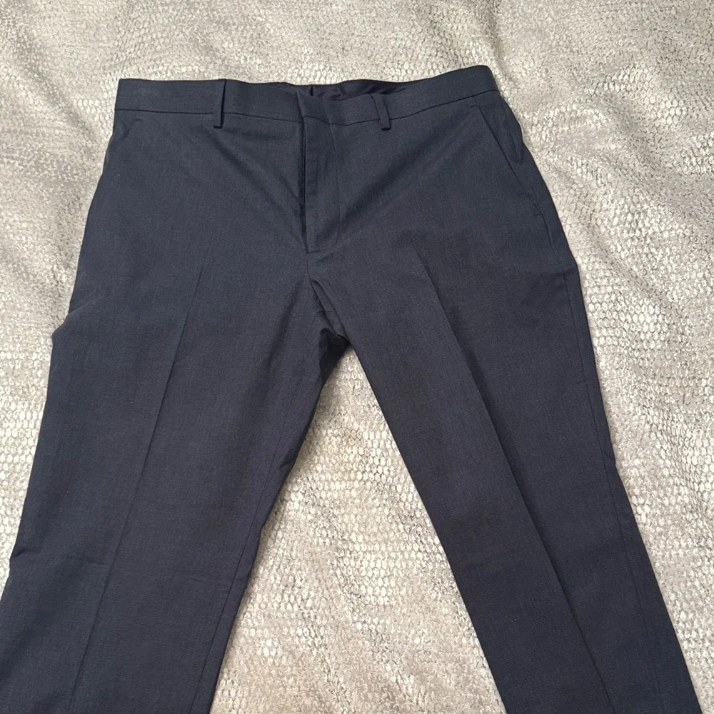 J.Crew Ludlow Slim-fit suit pant in Italian cotton blend Dark Gray (slate) 33x30 - Picture 3 of 7